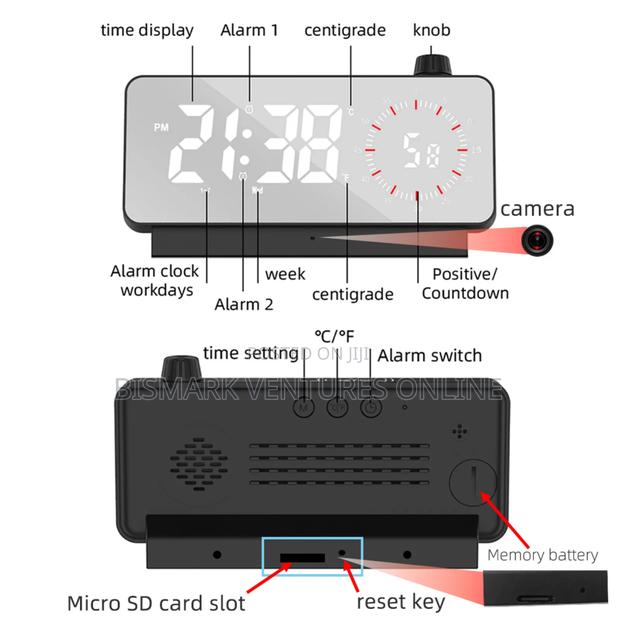 Alarm Clock Home Security Nanny Camera photo 9