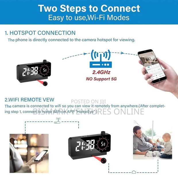 Alarm Clock Home Security Nanny Camera photo 11