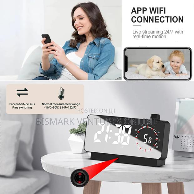 Alarm Clock Home Security Nanny Camera photo 12