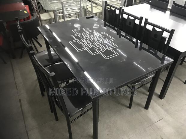 Glass Dining Table With Chairs photo 2