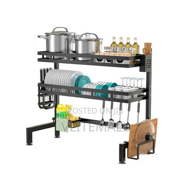 Carbon Steel Kitchen Dish Rack 3-Tier · Photo 3
