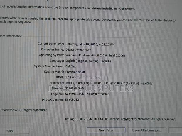 Laptop Dell Precision 15 5540 32GB Intel Core I9 SSD 1T photo 9