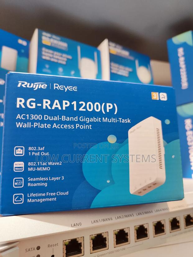 Ruijie Access Point Wifi Wireless Wired Poe Switch Inwall · Photo 2