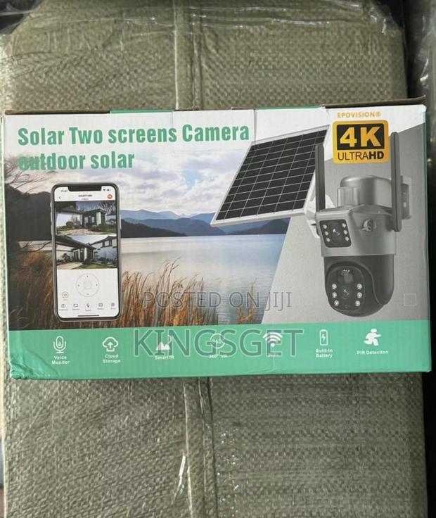 Double Camera Solar 4g Surveillance Cctv Camera photo 2