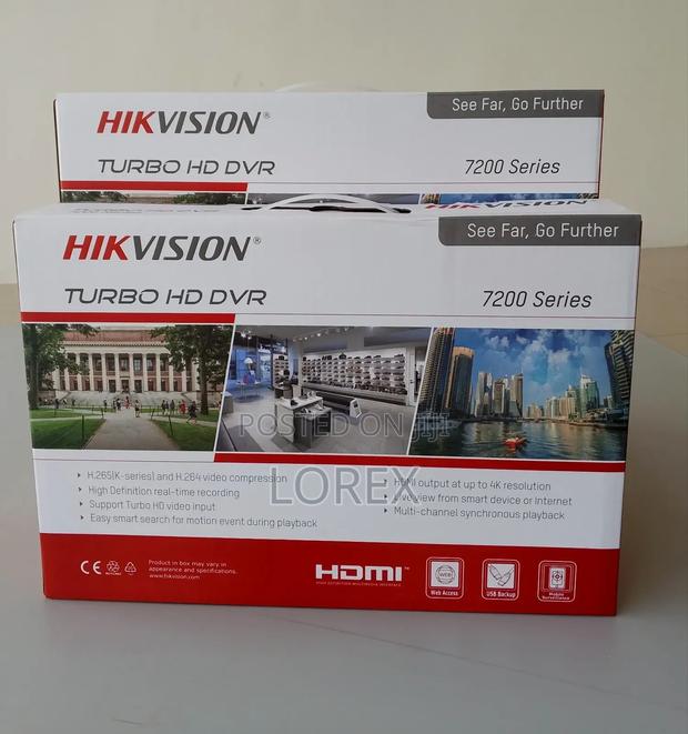 Hikvision 2mp/1080p 4ch DVR 7200 Series Ds-7204hghi-M1 · Photo 3