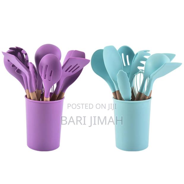 Silicone Kitchen Spoon Set