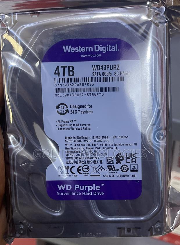 4tb Surveillance Hard Drive Wd Purple · Photo 4