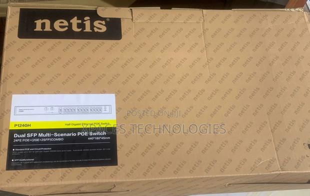 Netis 24port Poe Half Gigabit Switch (24fe Poe+(2ge+2sfp)