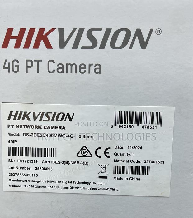 Hikvision Ds-2de2c400mwg-4g 4mp Outdoor Smart Pt Ip Camera · Photo 4