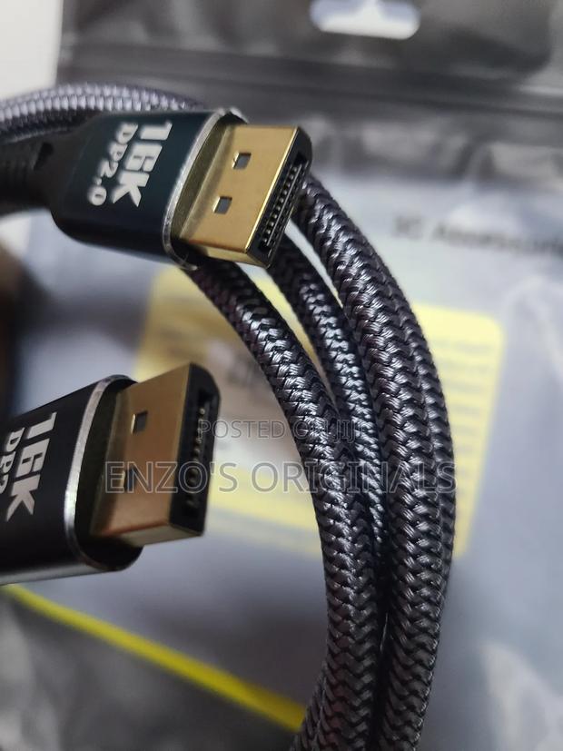 Dp 2.1 Cable High Resolution 80gbps Braided New photo 2