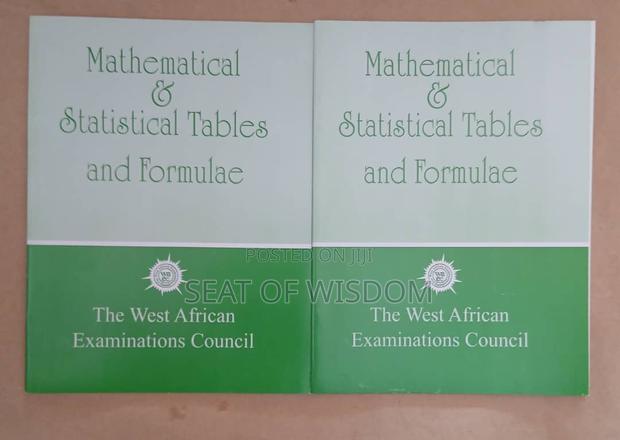 Mathematical Statistical Tables and Formulae · Photo 2