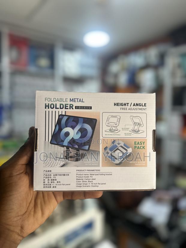 Foldable Metallic Tablet Holder · Photo 4