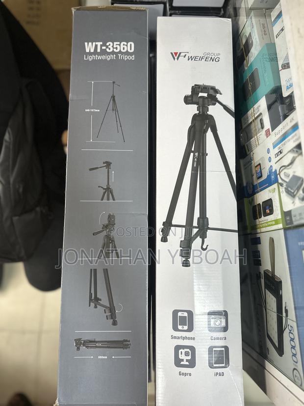 Heavy Duty Tripod Stand Wt 3560 For Phone And Camera · Photo 4