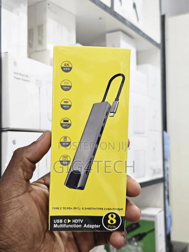 8 In1 Multi-Port Type C to Usb C Hdmi Adapter Usb 3.0 · Photo 4