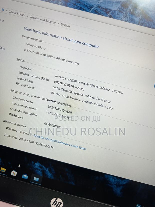Laptop HP ProBook 450 G6 8GB Intel Core I5 SSD 256GB photo 3