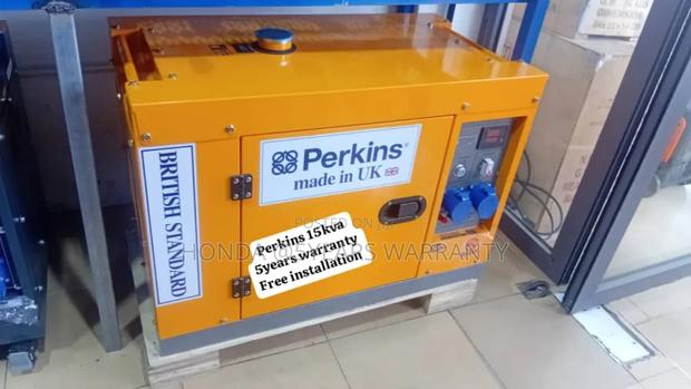 Capture Electric Energy With Perkins 15kva 16500wax Diesel · Photo 1