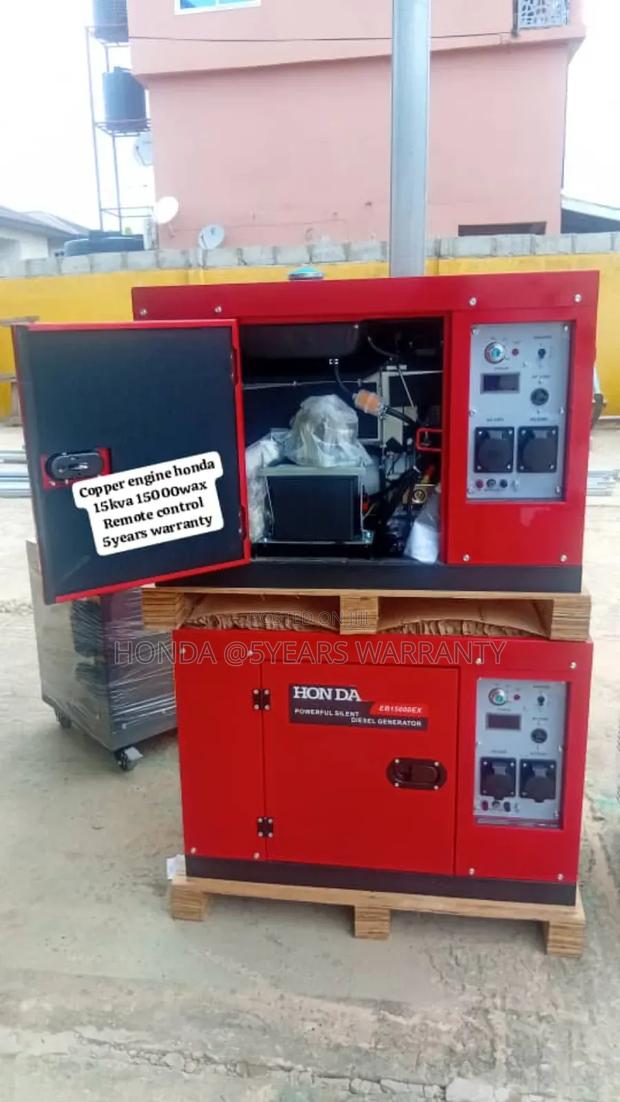 Clear Electric Power Honda 15kva 15000wax Remote Control · Photo 1