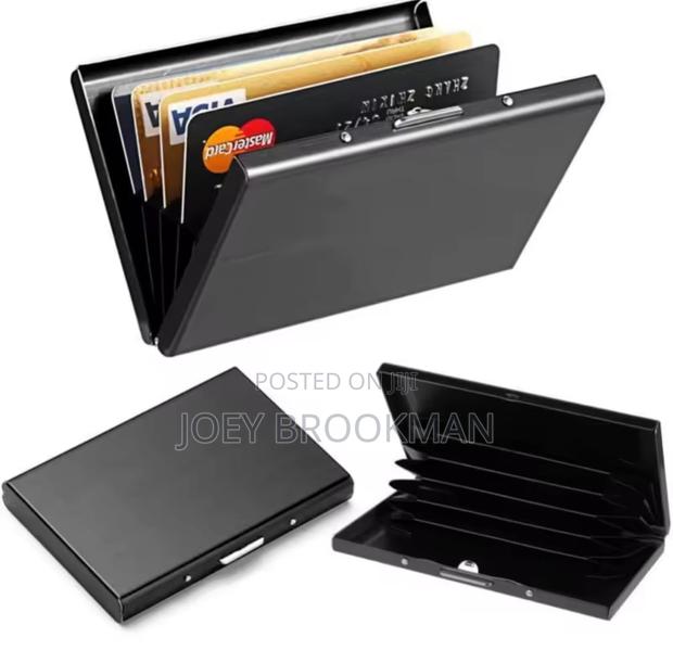 Card Holder Rfid Blocking Aluminum Metal Slim Wallet