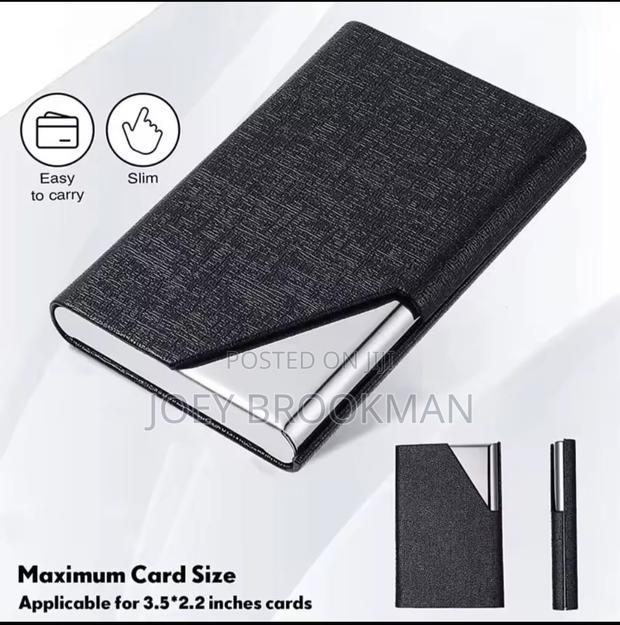 Card Holder Men Rfid Blocking Aluminum Metal Slim Wallet photo 2