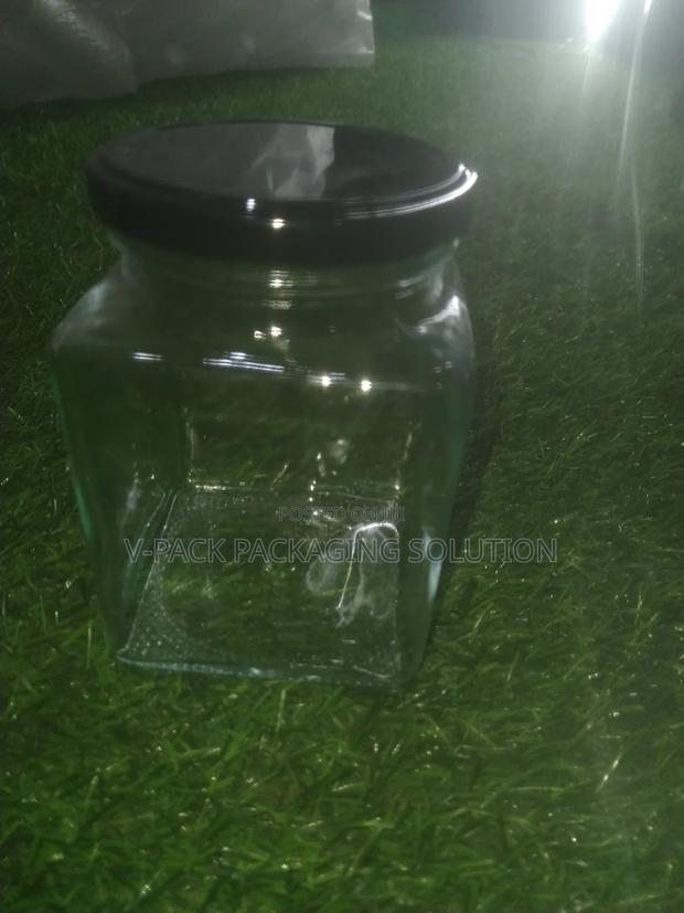 Shito Jars/Glass Jars 730ml Square Shape