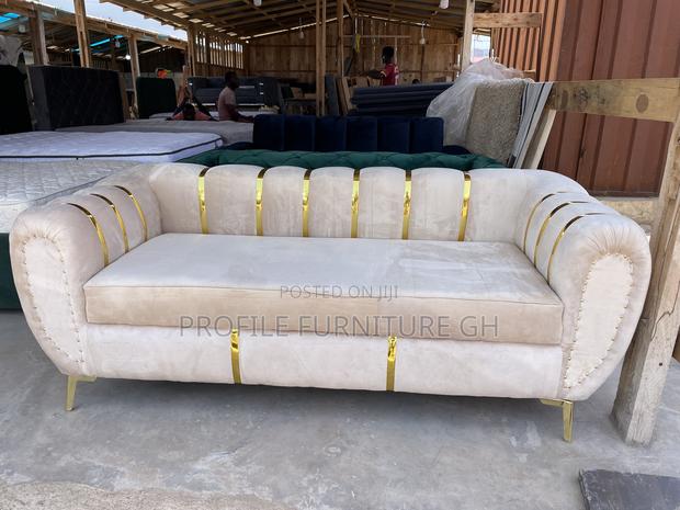 Suede 3 In 1 Sofa Light Cream// Durable And Luxurious photo 3