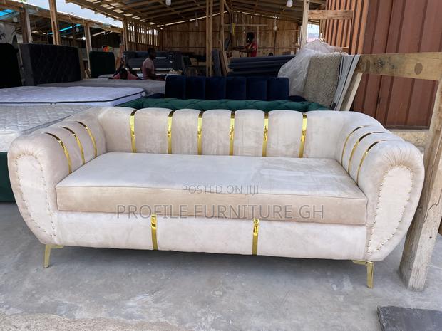 Suede 3 In 1 Sofa Light Cream// Durable And Luxurious photo 2