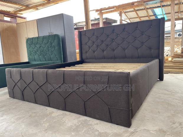 Coffee Brown 72x 75 Queen Size Bedframe// Durable And Luxurious photo 3