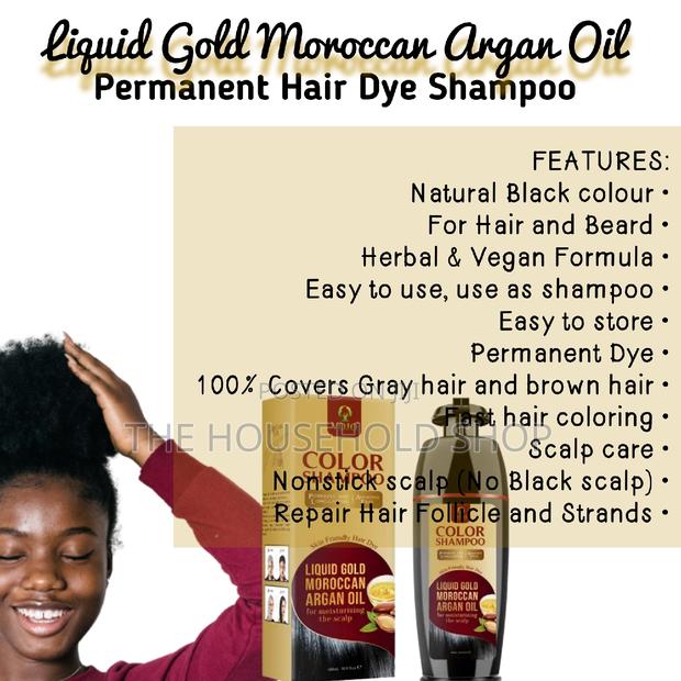 Liquid Gold Moroccan Argan Oil Shampoo Dye · Photo 3