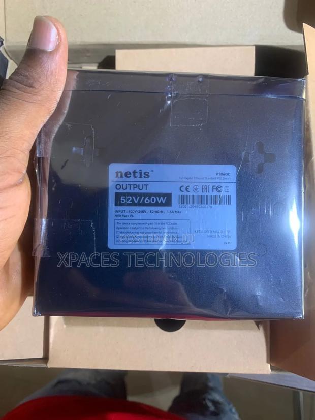 Netis 4port Poe Full Gigabit 4gbe+1gbe+1sfp Uplink) photo 3