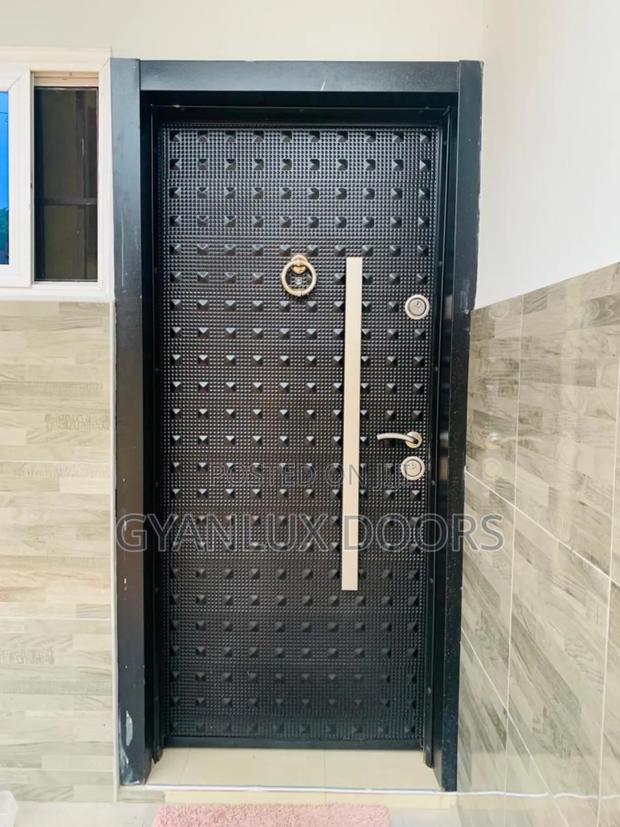 Single Full Metal Security Door for Entrance