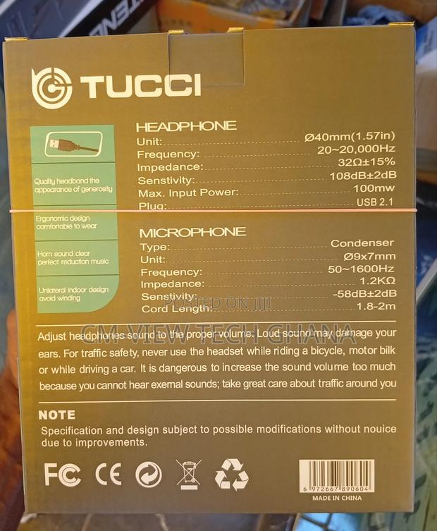 Q6 Tucci Usb Headset (Headphone) · Photo 4
