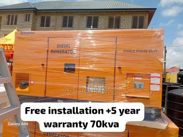 Energyflow 70kva Perkins Diesel Genset 60kw Compact Body · Photo 1