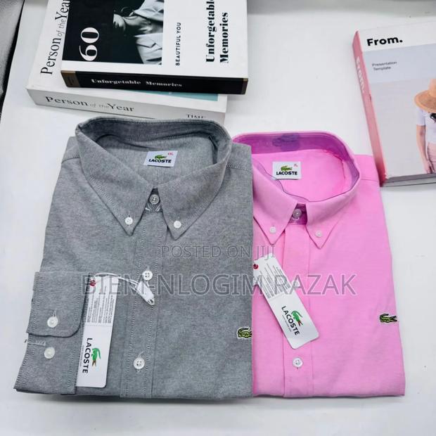 New Lacoste Long Sleeve Shirt Available in Stock