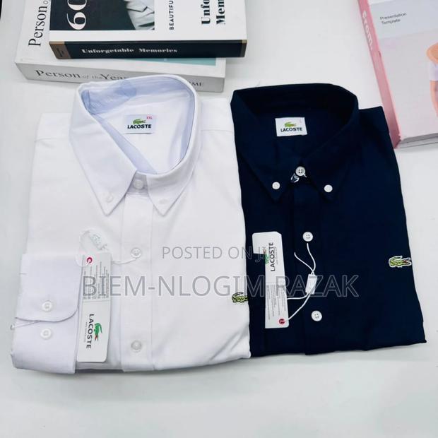 New Lacoste Long Sleeve Shirt Available in Stock