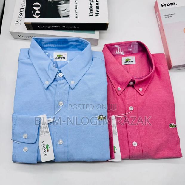 New Lacoste Long Sleeve Shirt Available in Stock