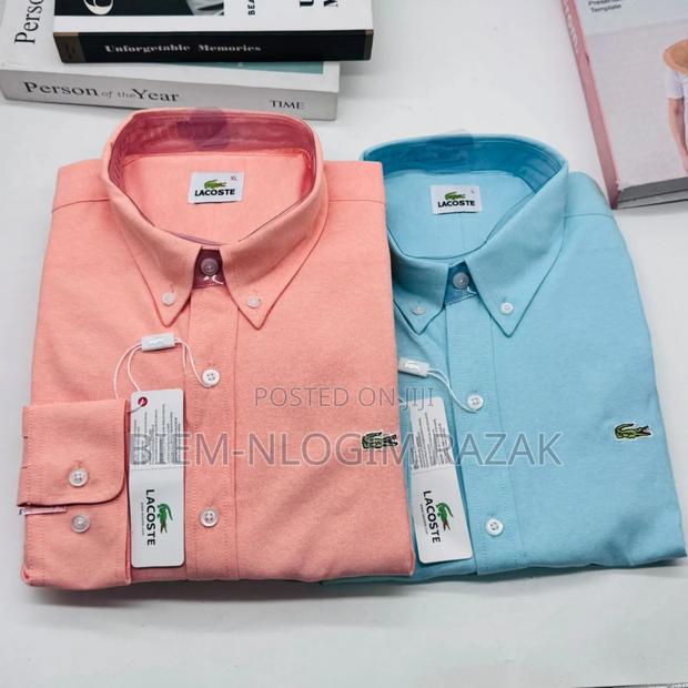 New Lacoste Long Sleeve Shirt Available in Stock