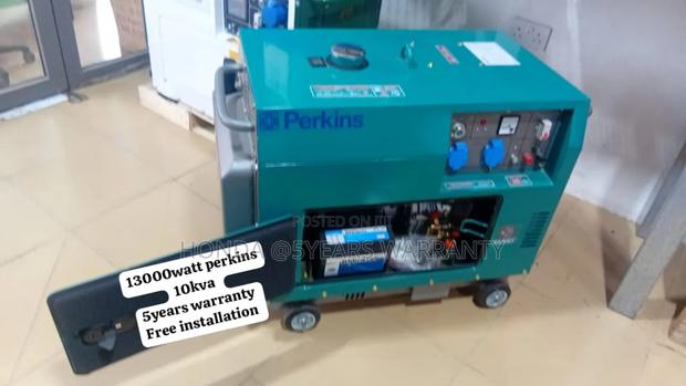Utilize Generator Efficiency Perkins 10kva 13000wax Silent · Photo 1