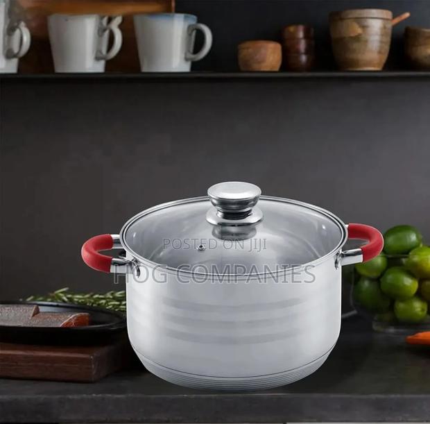 Kitchen Cookware Sets, Stainless Steel Nonstick With Lids · Photo 3