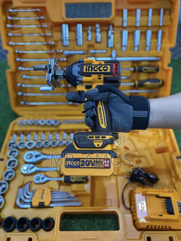 152pcs Tool Set With Cordless Impact Wrench - Hkthp31521 · Photo 2