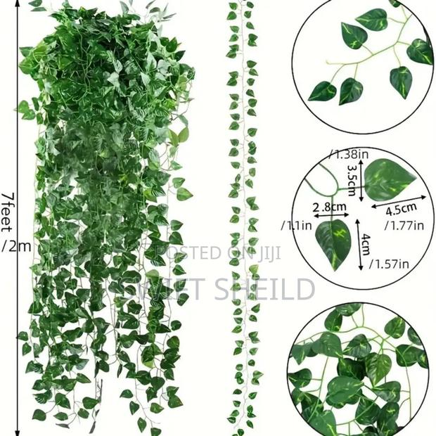 12 Set Vine Leaves for Decoration 2.3 M (230 Cm) photo 2