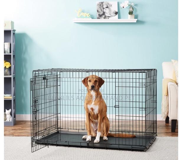 XXXXXL in and Outdoor Metallic Dog Cage (48 Inches) · Photo 4