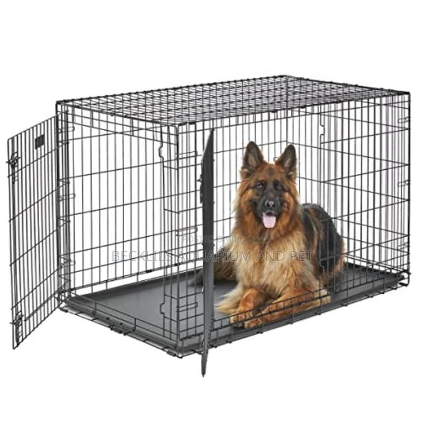 XXXXXL in and Outdoor Metallic Dog Cage (48 Inches) · Photo 3