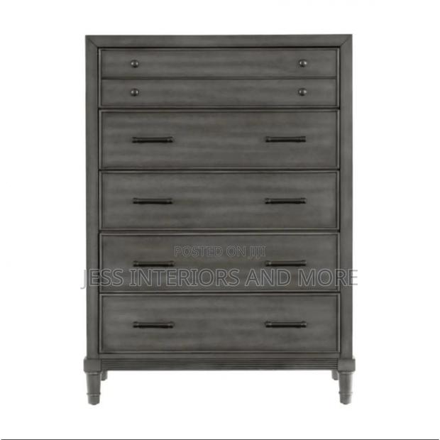 Chest of Drawers Grey,(5 Drawer) · Photo 3