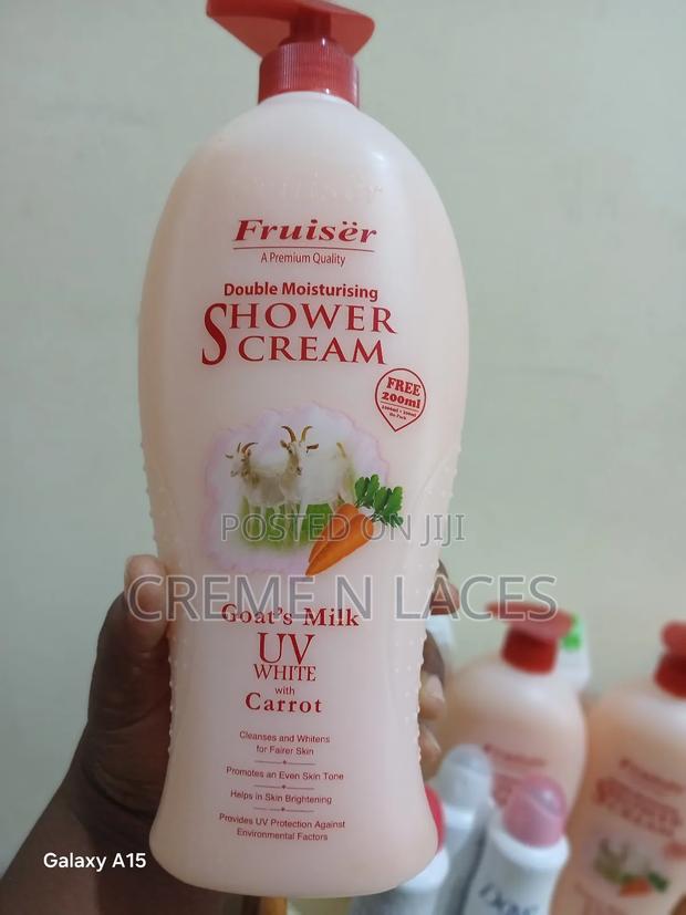 Fruiser Carrot Moisturising Shower Cream Goat's Milk Uv