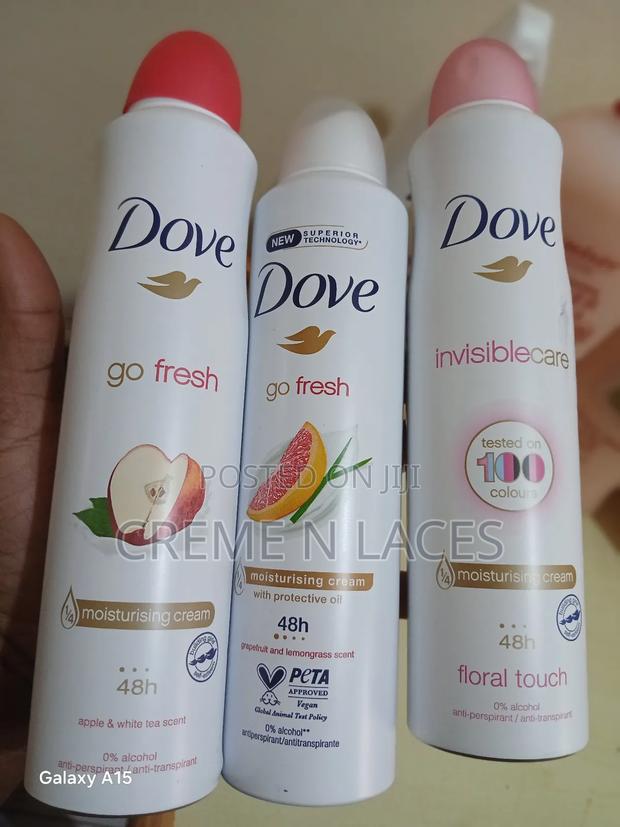 Dove Go Fresh Antiperspirant Deodorant Sprays