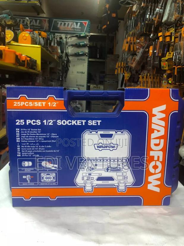 Wadfow 25 PCS 1⁄2 Inch Socket Set photo 3