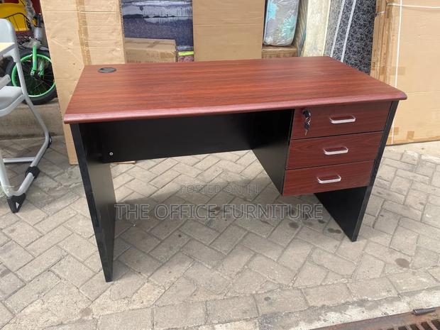 Coffee Brown Office Desk (120cm) · Photo 2