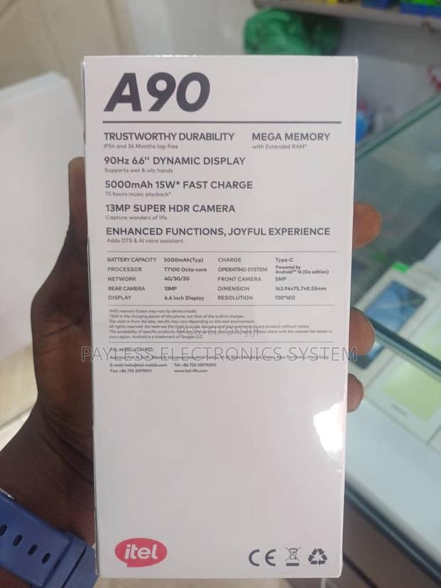 New Itel A90 128 GB photo 3