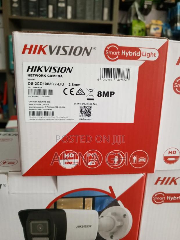 Hikvision 8mp Ip Smart Hybrid Color Camera Ds-2cd1083g2-Liu · Photo 4