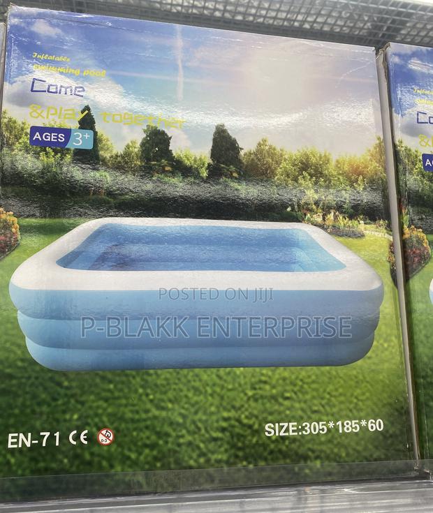 Inflatable Swimming Pool 305cm*185cm*60cm photo 2